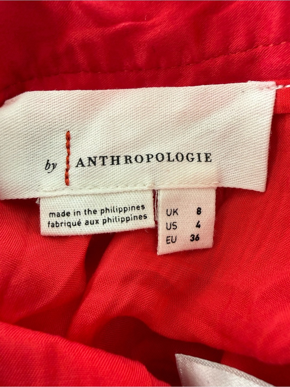 Anthropologie NWT Red Plisse Halter Jumpsuit - Picture 7 of 9